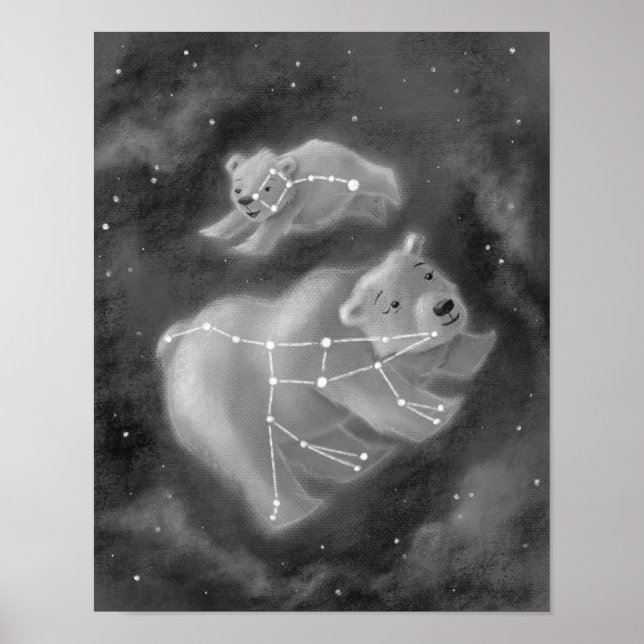 Ursa Major and Ursa Minor Bears Poster (Front)