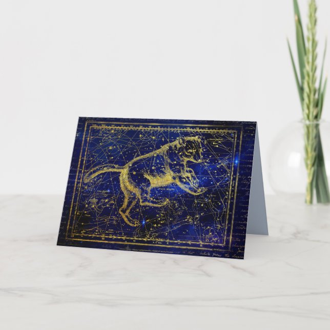  ursa major constellation greeting card (Front)