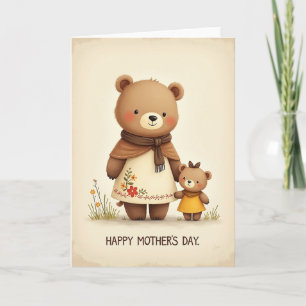 Ursine Mothers Day Card