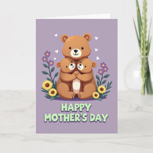 Ursine Mothers Day Embrace Card
