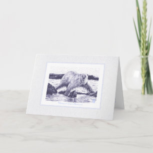 Ursus Maritimus Polar Bear Blank Card