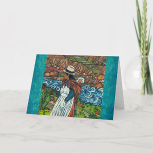 Urubamba Mother and Child Holiday Card
