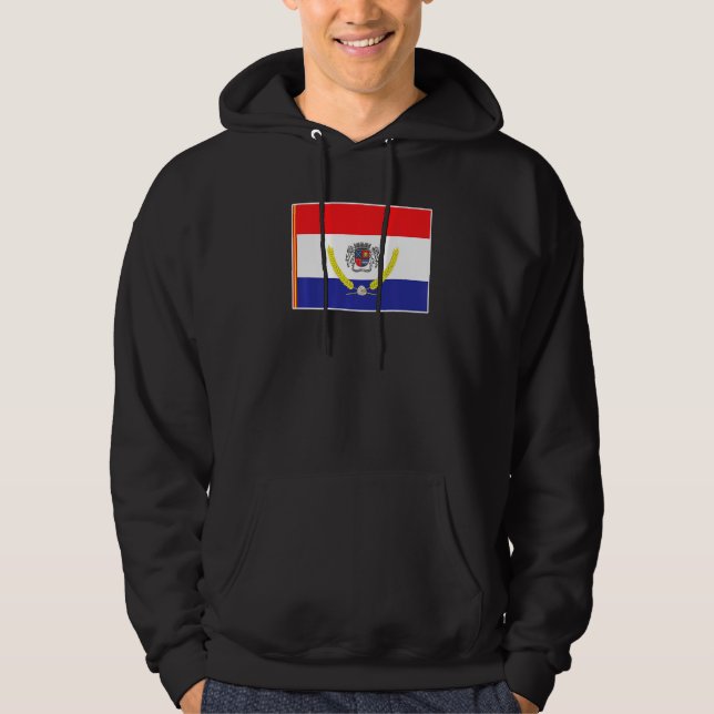 Uruguaiana Flag National pride  Souvenir Hoodie (Front)
