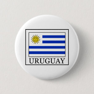 Uruguay 6 Cm Round Badge