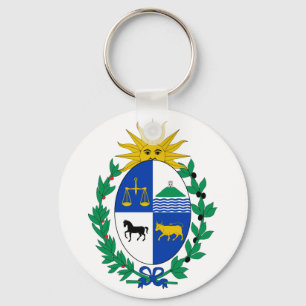 Uruguay Coat of Arms Keychain