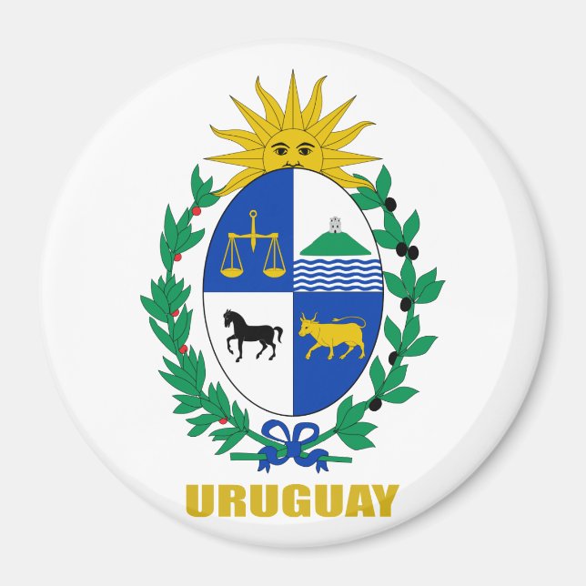 Uruguay Coat of Arms Magnet (Front)