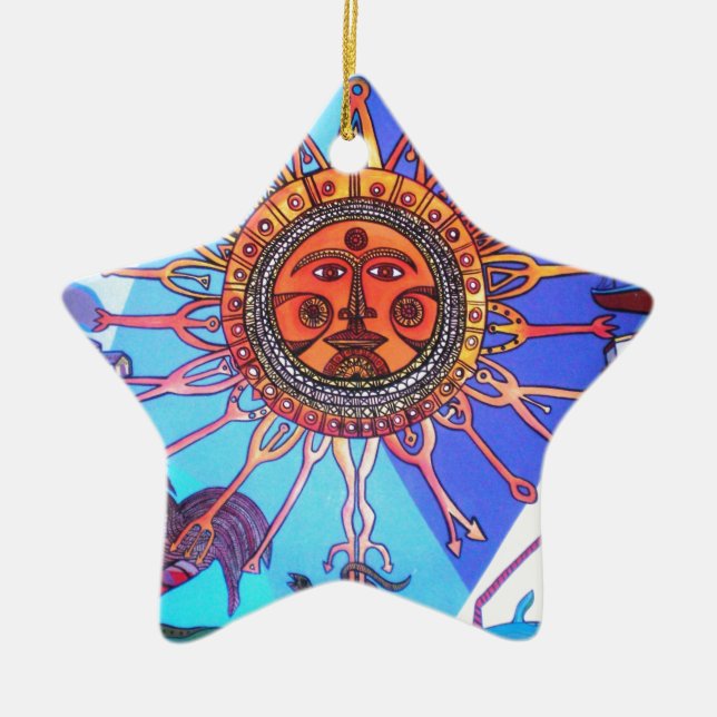 Uruguay Conrad Wall Ceramic Tree Decoration (Front)