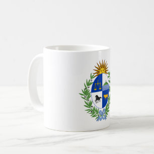 Uruguay country coat arms symbol emblem flag coffee mug