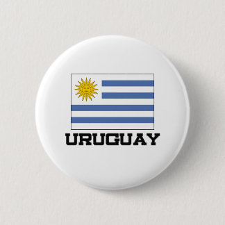 Uruguay Flag 6 Cm Round Badge