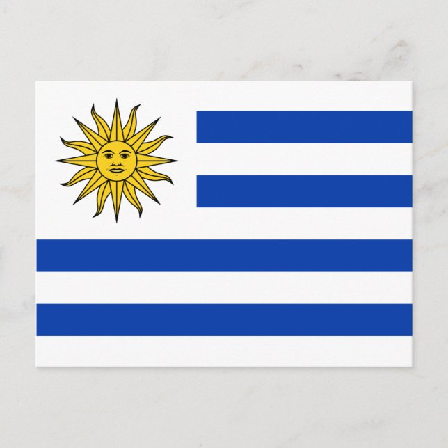 Uruguay flag Banda Oriental Postcard (Front)