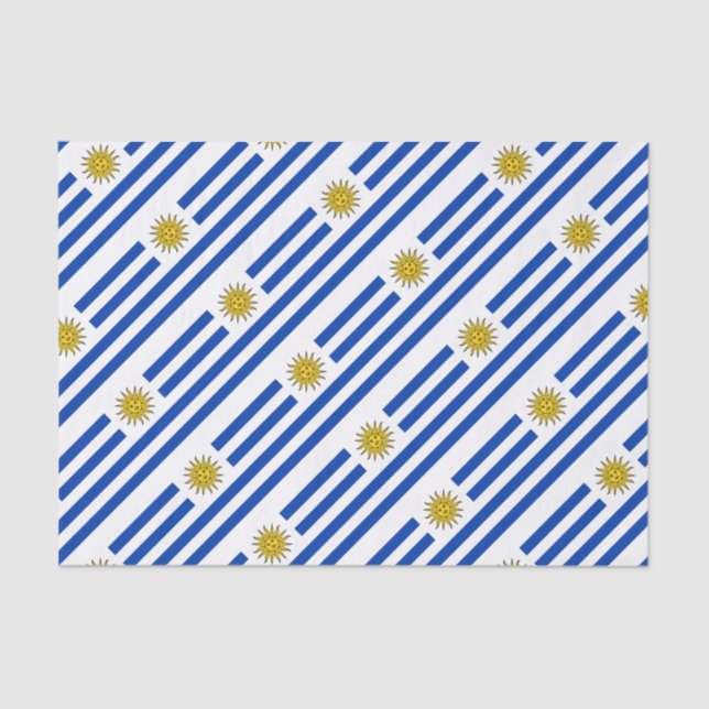 Uruguay flag Banda Oriental Tissue Paper (Front)