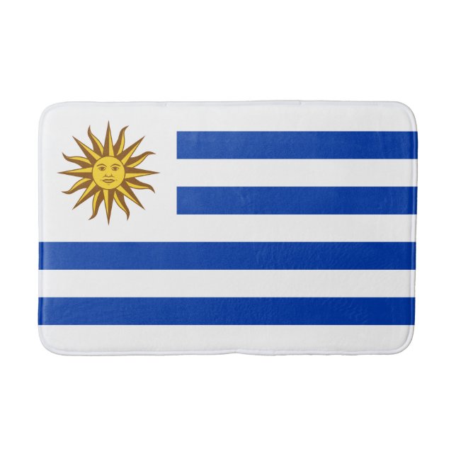 Uruguay Flag Bath Mat (Front)