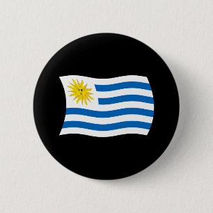 Uruguay Flag Button