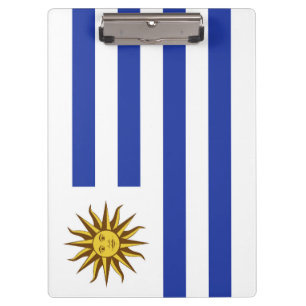 Uruguay flag clipboard