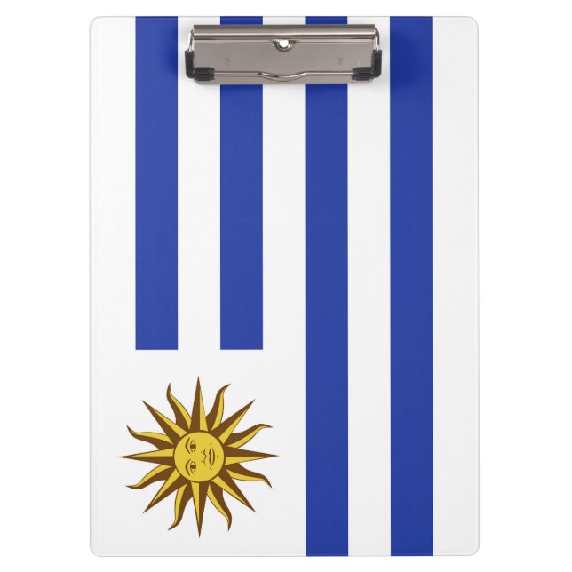 Uruguay flag clipboard (Front)