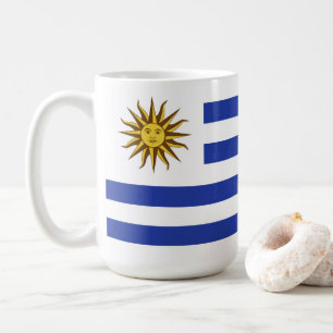 Uruguay flag coffee mug