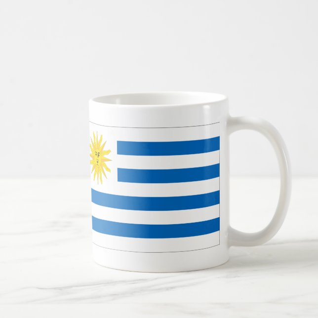 Uruguay flag coffee mug (Right)