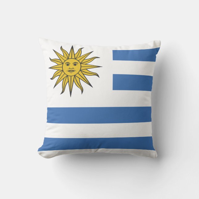 Uruguay Flag Cushion (Front)