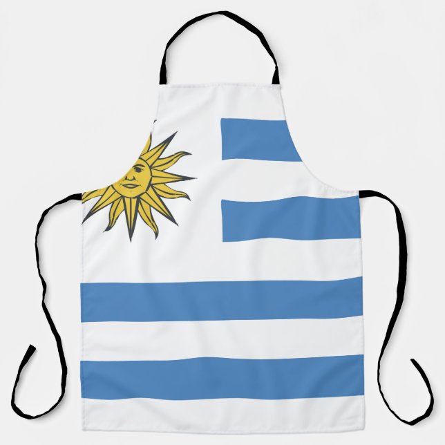 Uruguay Flag Emblem Apron (Front)