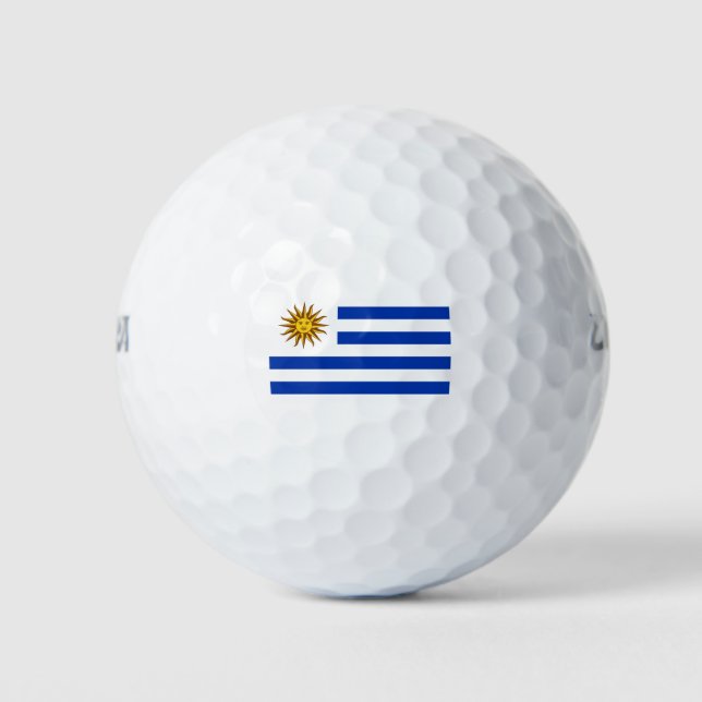 Uruguay Flag Golf Balls (Front)