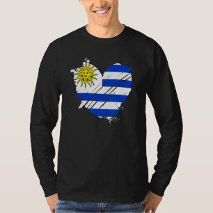 Uruguay Flag I Love It Is In My Dna For Uruguayens T-Shirt