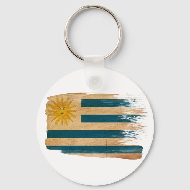 Uruguay Flag Key Ring (Front)