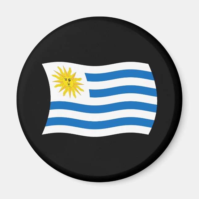 Uruguay Flag Magnet (Front)
