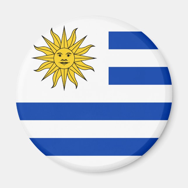 Uruguay Flag Magnet (Front)