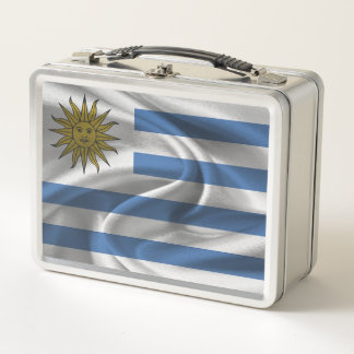 Uruguay Flag Metal Lunch Box