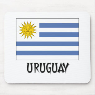 Uruguay Flag Mouse Mat
