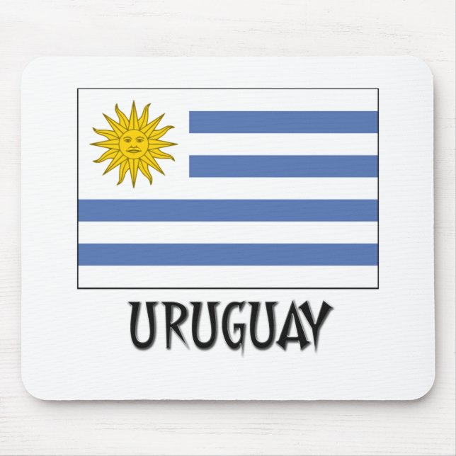 Uruguay Flag Mouse Mat (Front)