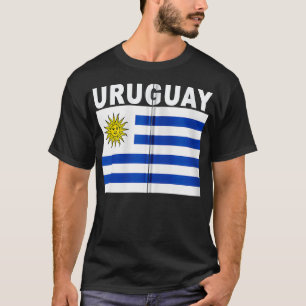Uruguay Flag National Pride Zip  T-Shirt