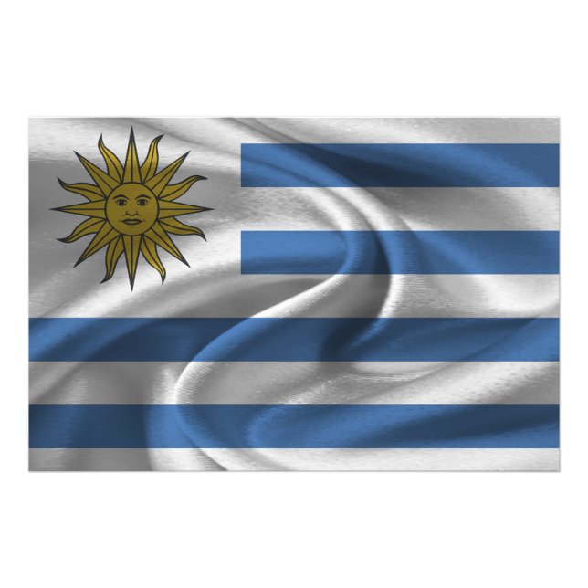 Uruguay Flag Photo Print (Front)