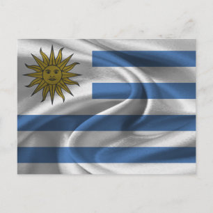 Uruguay Flag Postcard