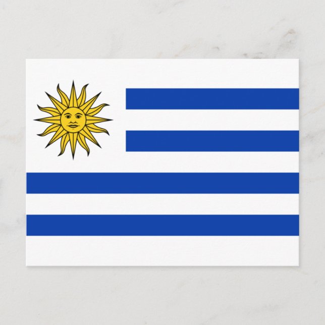 uruguay flag postcard (Front)