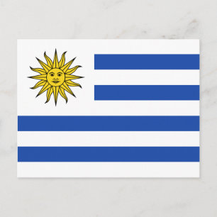 Uruguay Flag Postcard