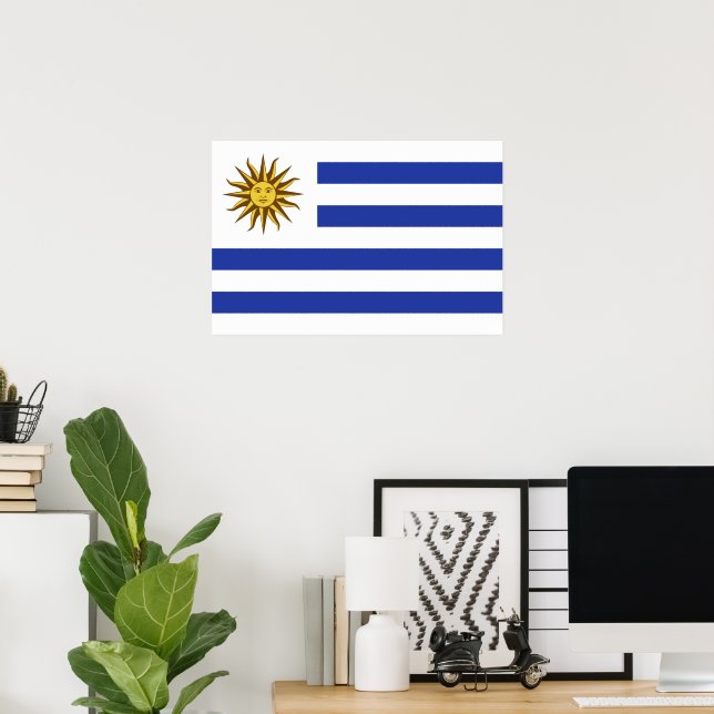 Uruguay flag poster (Home Office)