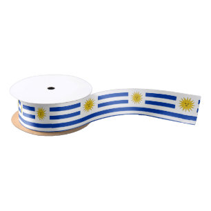 Uruguay Flag Satin Ribbon