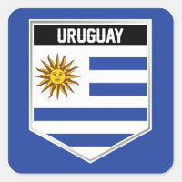 Uruguay Flag Shield