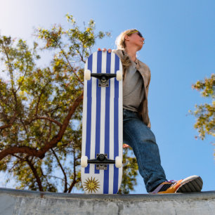 Uruguay flag skateboard