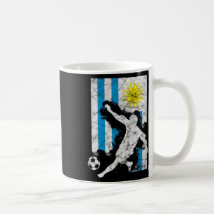 Uruguay Flag Soccer Player Team Coffee Mug