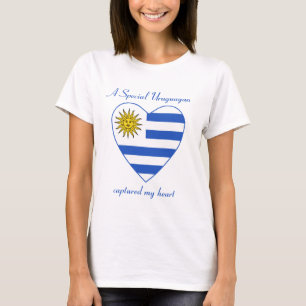 Uruguay Flag Sweetheart T-Shirt