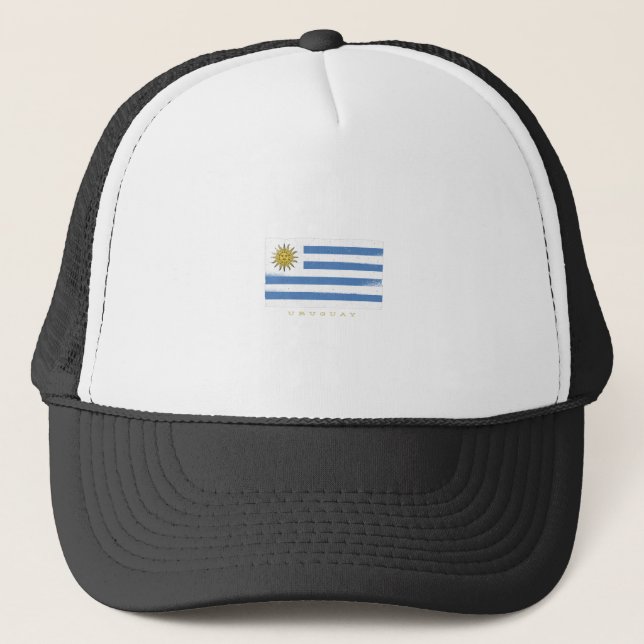 Uruguay Flag Trucker Hat (Front)