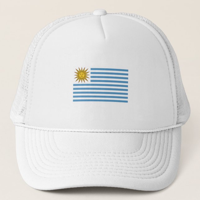 Uruguay flag World cup Football Trucker Hat (Front)