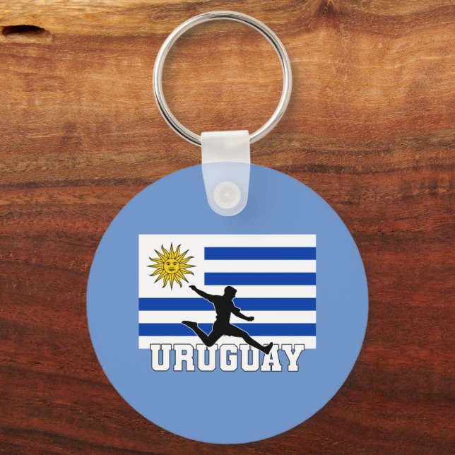 Uruguay Football Soccer National Team Key Ring (Front)