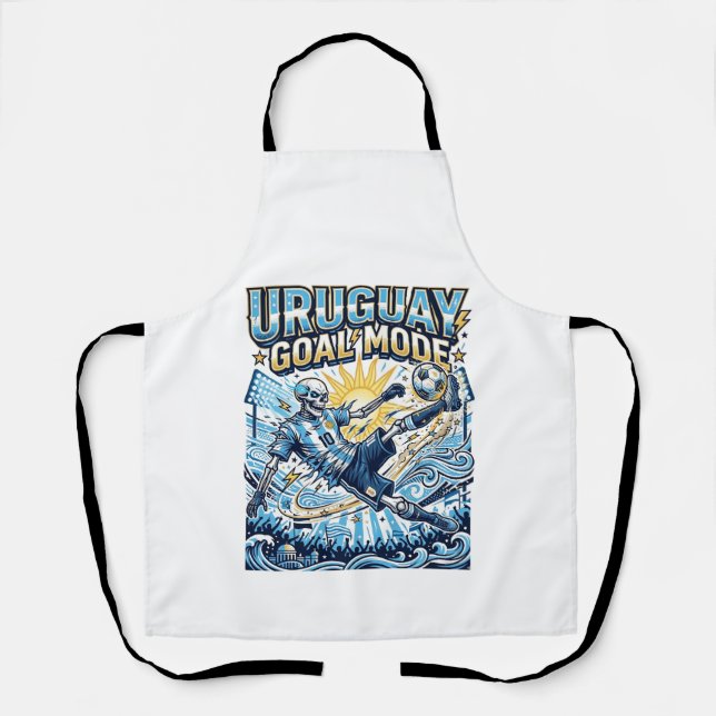 Uruguay Goal Mode Skeleton Striker Nations Dynamic Apron (Front)
