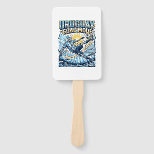 Uruguay Goal Mode Skeleton Striker Nations Dynamic Hand Fan