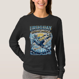 Uruguay Goal Mode Skeleton Striker Nations Dynamic T-Shirt