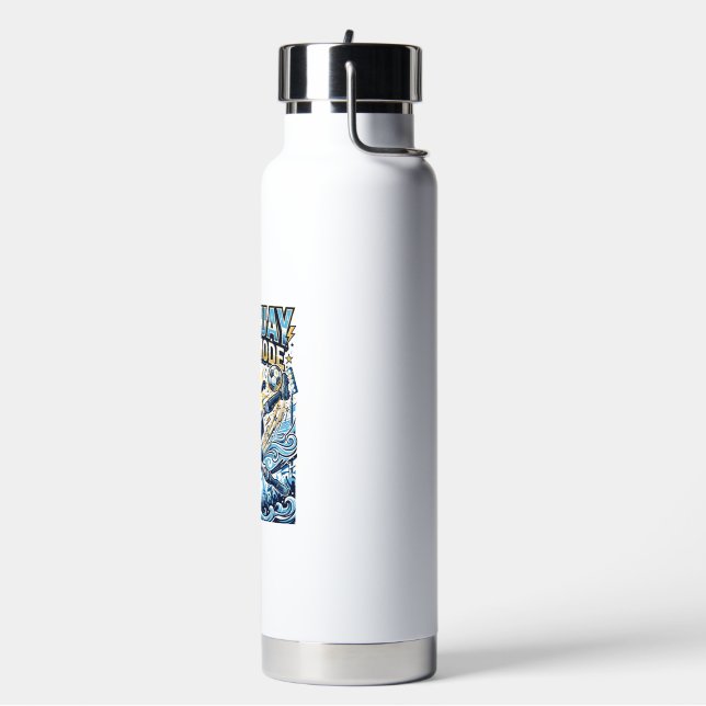 Uruguay Goal Mode Skeleton Striker Nations Dynamic Water Bottle (Left)