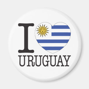 Uruguay Love v2 Magnet